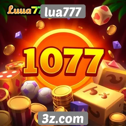 Variedade de jogos disponíveis no site lua777